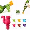 Новый мультяшный 7 шт., экологически чистый штопор для вечеринки, силиконовая пробка для бутылки с винным бокалом