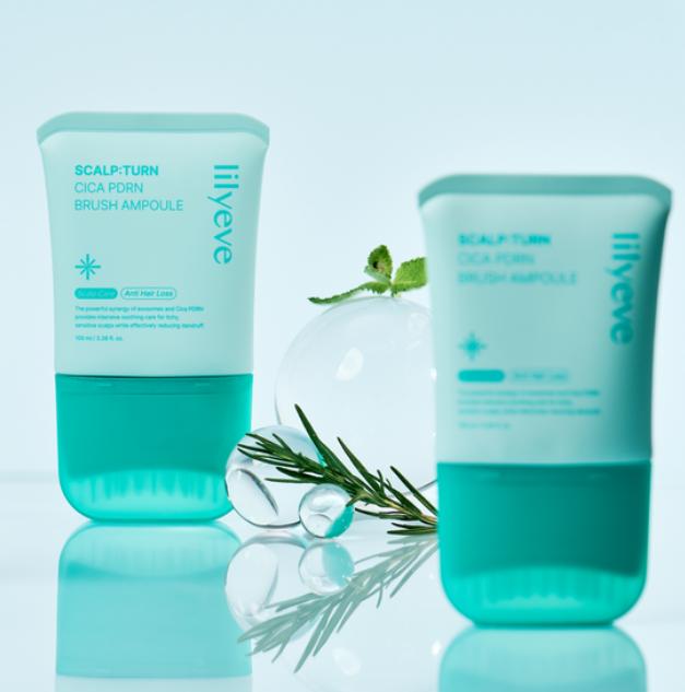 Lilyeve Scalptern Cica PDRN Щетка от выпадения волос Охлаждающая ампула 100 мл