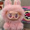 38 см Розово-фиолетовый Большой Ребенок Виниловое Лицо Blind Box Плюшевая Кукла Украшение