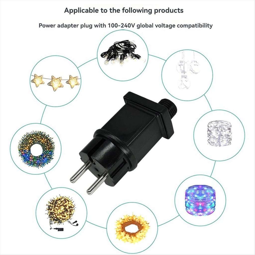 4.5V 4.5W Штекерный светодиодный блок питания Светодиодный трансформатор Адаптер-штепсель IP44 Водонепроницаемый Адаптер для рождественской лампы ШТЕКЕР ЕС