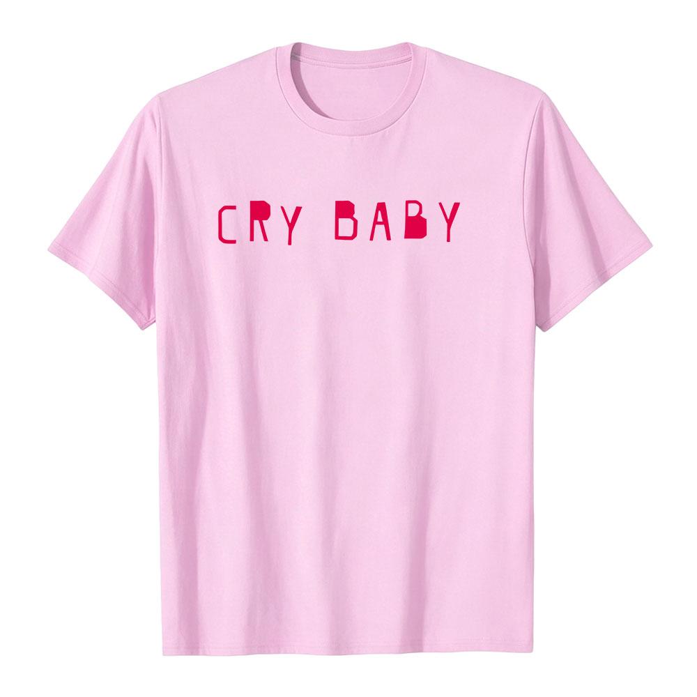 Футболка Vince Staples Cry Baby Летняя с коротким рукавом Мужская Футболки Унисекс Уличная одежда Свободная Мода Круглый вырез Графический Мерч Мягкая Мужская