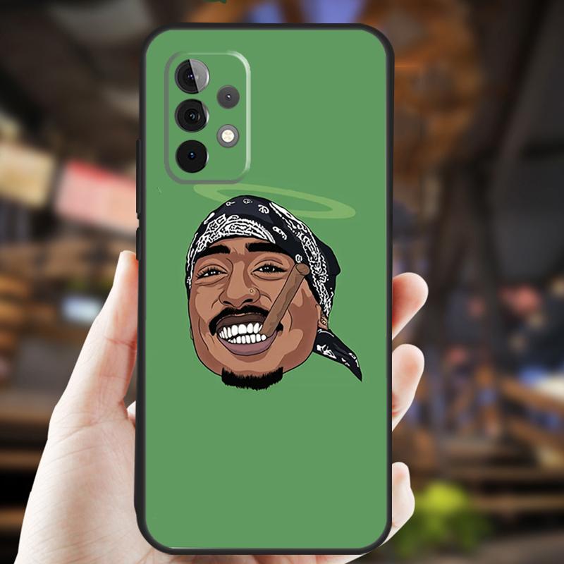 Рэпер 2pac Певец Тупак Чехол Для Samsung Galaxy A15 A35 A55 A53 A33 A13 A36 A56 A26 A16 A22 A32 A52 A54 A34 A05 A06