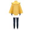Superhero Costume Women Shiny Gold Cosplay Bodysuit With Cape Halloween Party Outfit