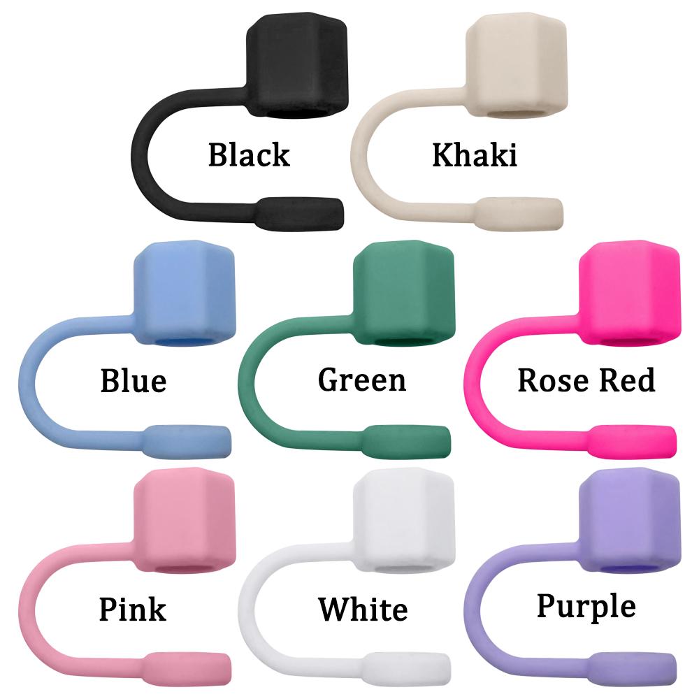 Silicone Hexagonal Nut Straw Cap Drinking Straw Topper Reusable Water Cup Accessories