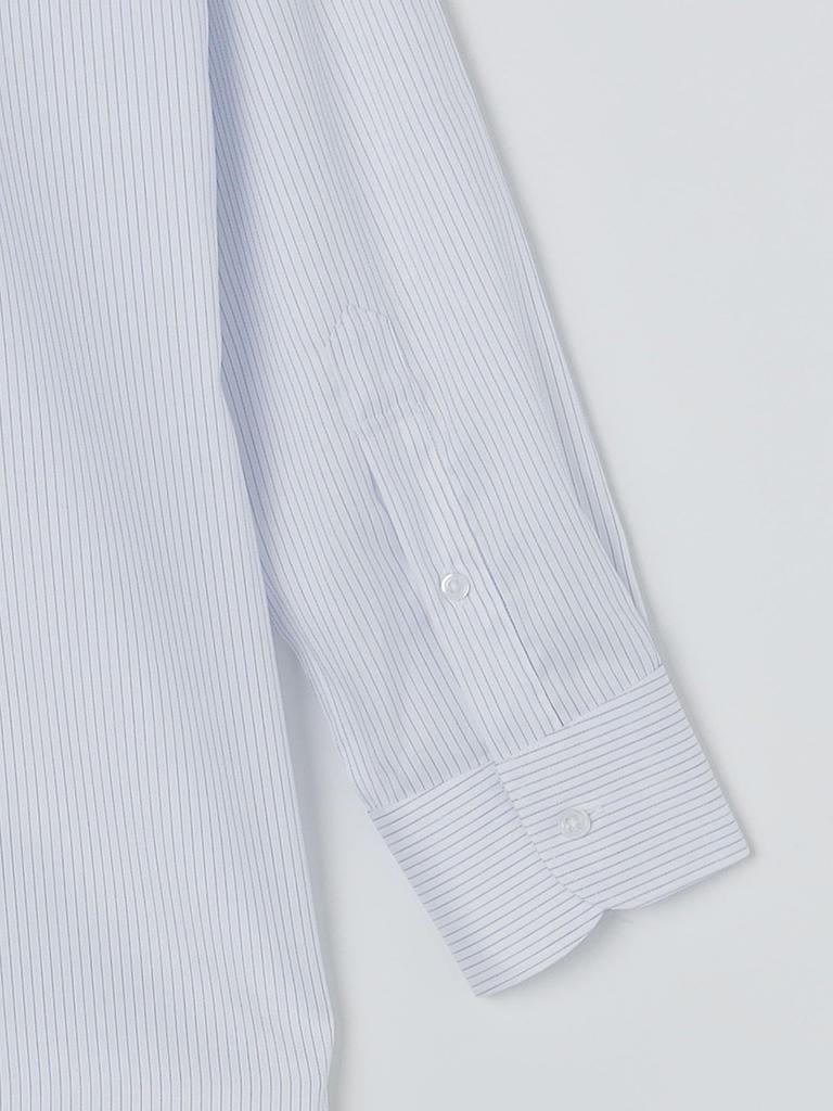 Цвета SHIPS: Полосатая рубашка с широким воротником, 211130376, Синий, Размер 39