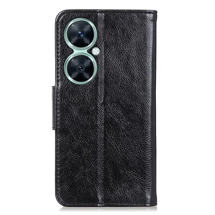 For Huawei nova 11i / Enjoy 60 Pro / Maimang 20 Wallet Phone Case Nappa Texture Stand Split Leather Cover