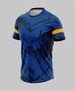 Simple and Fashionable Men's Outdoor 3D Printed Short-sleeved Large-sized Breathable Casual Sports T-shirt for Family Wear
