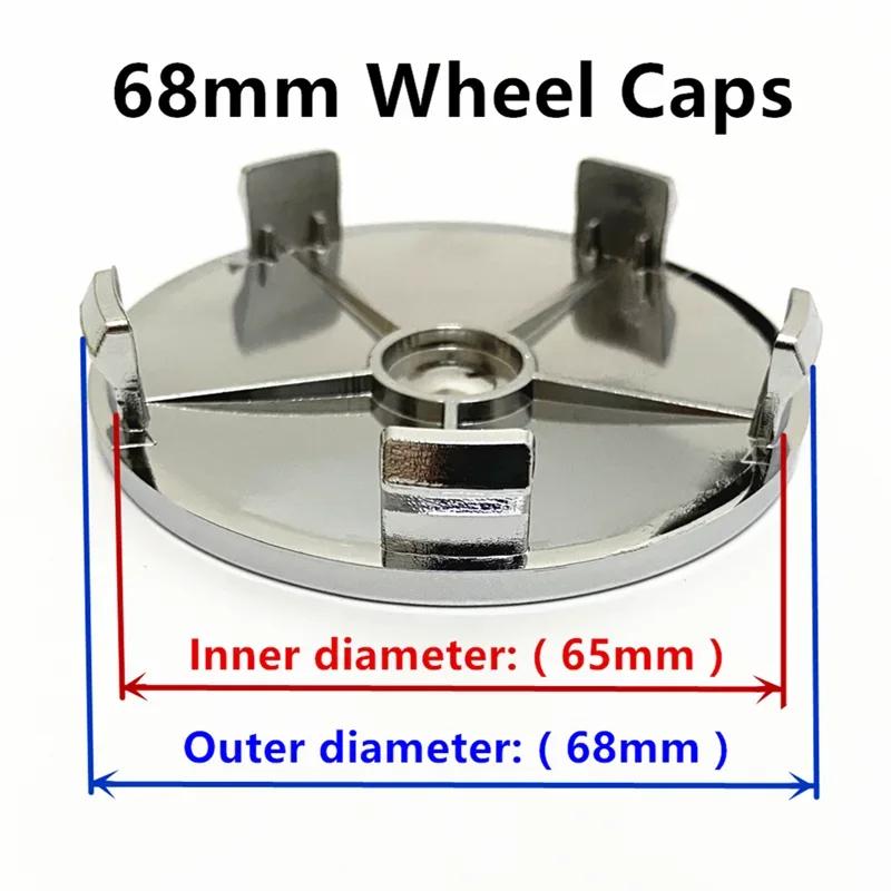 4pcs 56mm 60mm 68mm 75mm A1714000025 Car Wheel Hub Center Caps Rim Cover Logo Badge Emblem Auto Replacement Parts Accessories