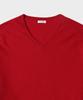 TAILDERN Wales V-Neck Sweater Wool Cashmere Red