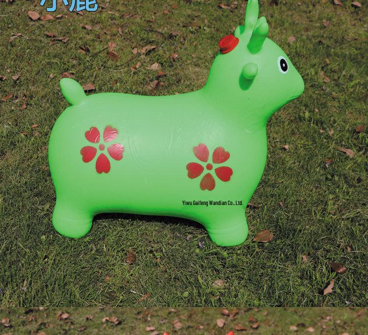 Очень большой толстый надувной музыкальный прыгающий конь для детей - Взрывозащищенная конструкция