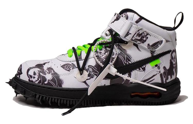 Nike X Off White Air Force 1 Mid 'Grim Reaper' DR0500-102
