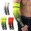2PCS Sports Arm Compression Sleeve Basketball Cycling Arm Warmer Summer Running UV Protection Volleyball Sunscreen Bands