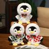 Fluffy Christmas Penguin Plush Toy PP Cotton Penguin Plush Doll  Decorate Present