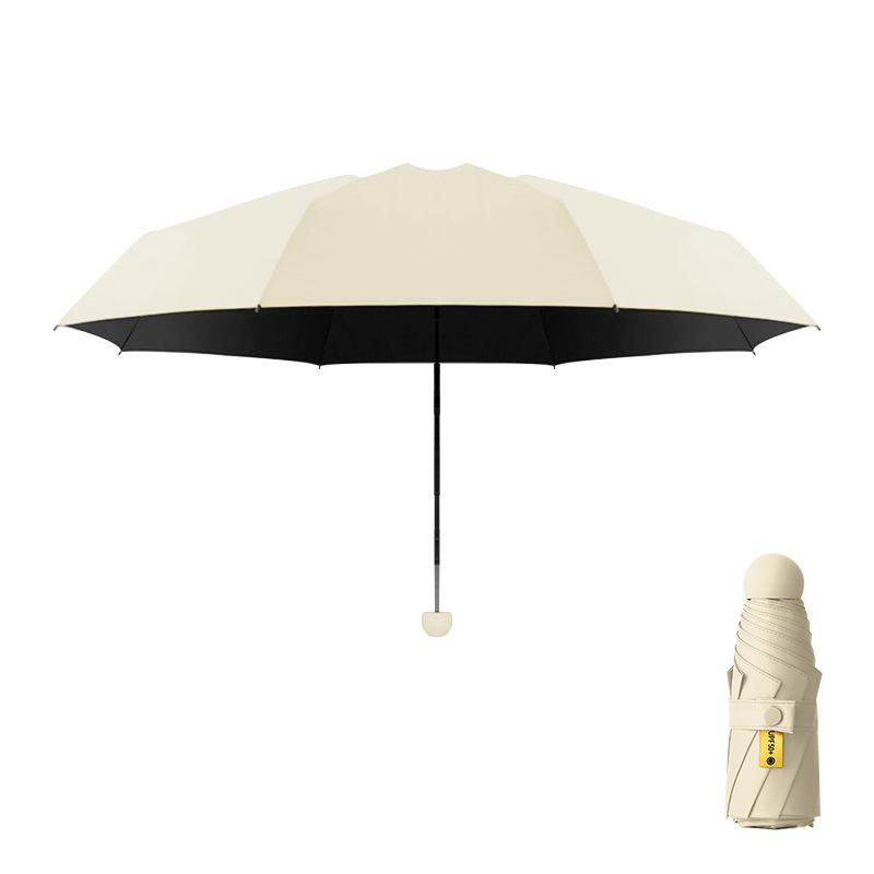 Мини-зонтик, переносной, виниловый, солнцезащитный, защита от ультрафиолета, зонт от непогоды и дождя, 50% зонт для печати