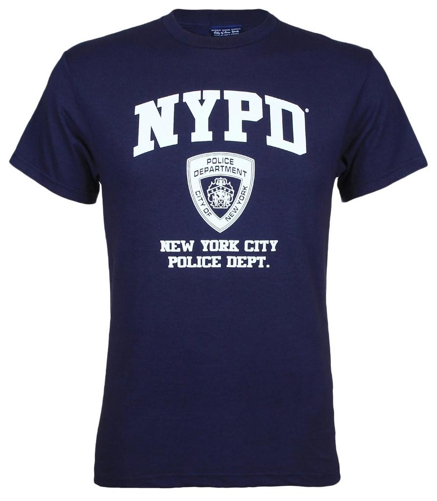 Футболка NYPD Футболка Полицейское снаряжение Униформа Подарки Сувениры Женская Мужская Одежда