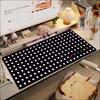 Polka Dot Large Extended Mouse Pad NonSlip Rubber Stitched Edges Hd Print Desk Mat For Gaming Setup Office Laptop Workstation