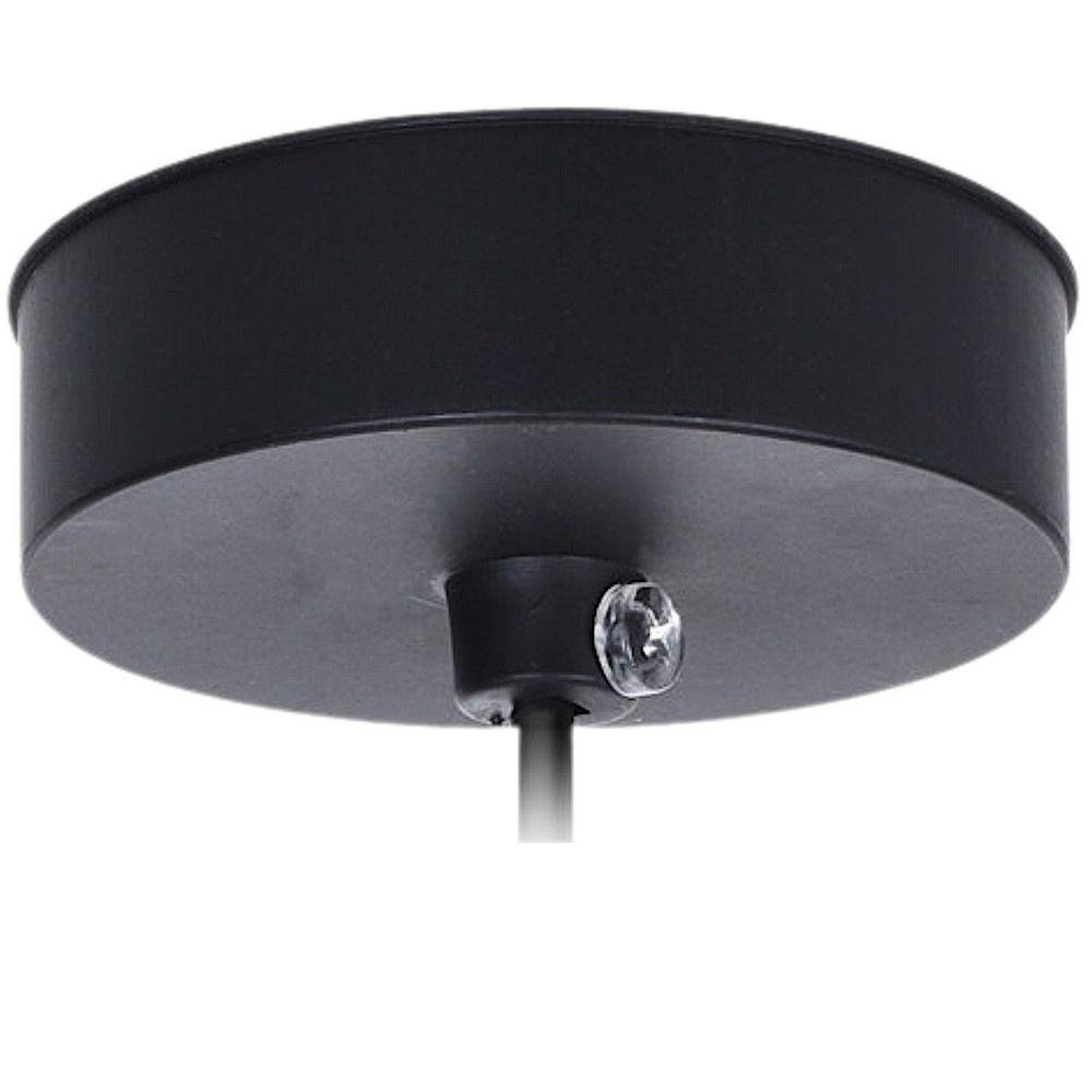Black and gold metal hanging lamp
