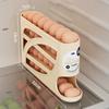 Plastic Egg Roller Rack Large Capacity Refrigerator Egg Storage Box Egg Dispenser  Household