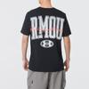 Under Armour Дышащий пуловер с круглым вырезом, футболка с коротким рукавом, мужские топы, черный 1382832-002