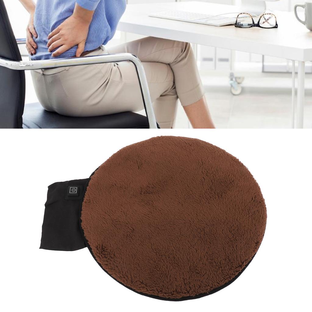 USB-подушка для сиденья с подогревом, портативная грелка для стадиона, спорта на открытом воздухе, офиса, круглая