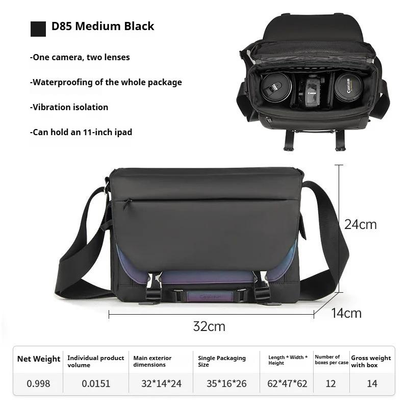 Трендовая крутая наплечная сумка-кроссбоди для камеры, высококачественная сумка для микрозеркальной камеры, водонепроницаемая профессиональная сумка для фотографии