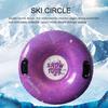 Ski Circle Inflatable Cold Resistant Leakproof Thick Great Load Bearing Snow Sled Toboggan Snow Toy Kids Adults Heavy Duty Snow Tube