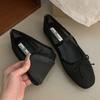 Simple Mesh Breathable Soft Bottom Mary Jane Women Shoes Fashion Design Bowknot Shallow Mouth Flat Shoes Party Ballet Dance Shoe
