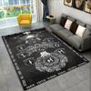 Ковер-циновка Викинг Скандинавская мифология Бог Локи Руна,Ковер для гостиной спальни дивана придверный коврик кухонный декор,Нескользящий коврик для пола