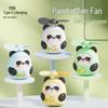 Portable USB Cartoon Panda Mini Fan - Handheld, Rechargeable, for Students and Outdoor Use.