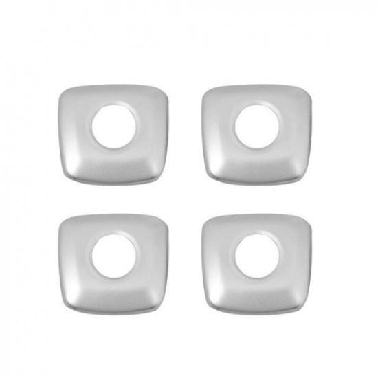 19-22 Car Inner Door Matte Silver Bolt Lock Down Ring Frame For BMW 3-Series G20