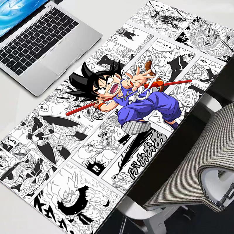 Colorful Gaming Keyboard Rug Laptop Japan Cool Home Mouse Pad XXL Black DBZ Dragon Ball Z Desk Mat PC Gamer Carpet Mousepad