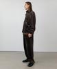 INSILENCE Velour Pants Dark Taupe