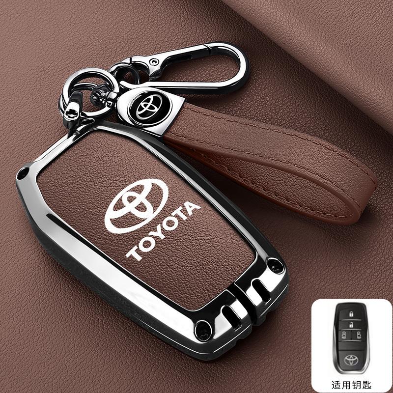4/5 Button Fashion Zinc Alloy Car Key Cover Shell Bag Accessories For Toyota Noah Voxy Trunk 2022 2023 2024 Alphard 2020 2021