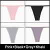 4PCS/Set  Adjustable Waist Sexy G-string Panties Cotton Women's Underwear Girl Female Pantys Bikini Lady Thongs Lingerie