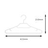 Shinkohanger MonoCloset Shirt Hangers, Set of 5, White