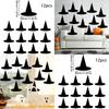 Halloween Witch Hat Paper Party Streamers For Scene Decoration 12 Pack