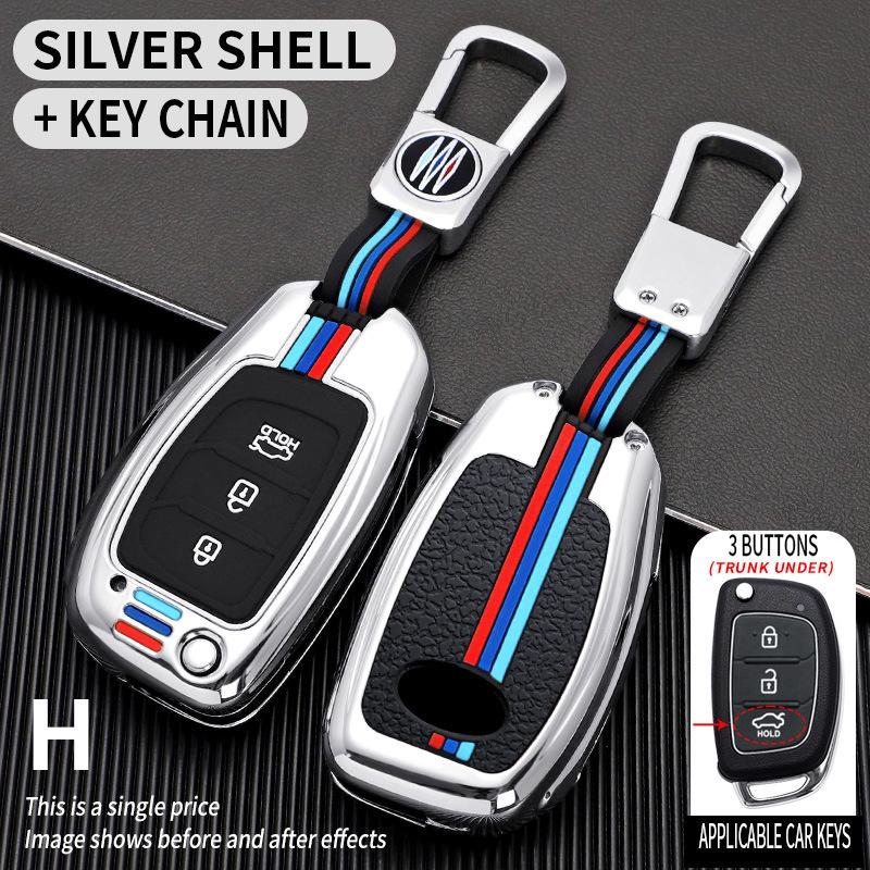 Чехол для ключа Hyundai для ix35, ix25, Mistra, Elantra, Reina, Tucson, сумка для ключа с пряжкой