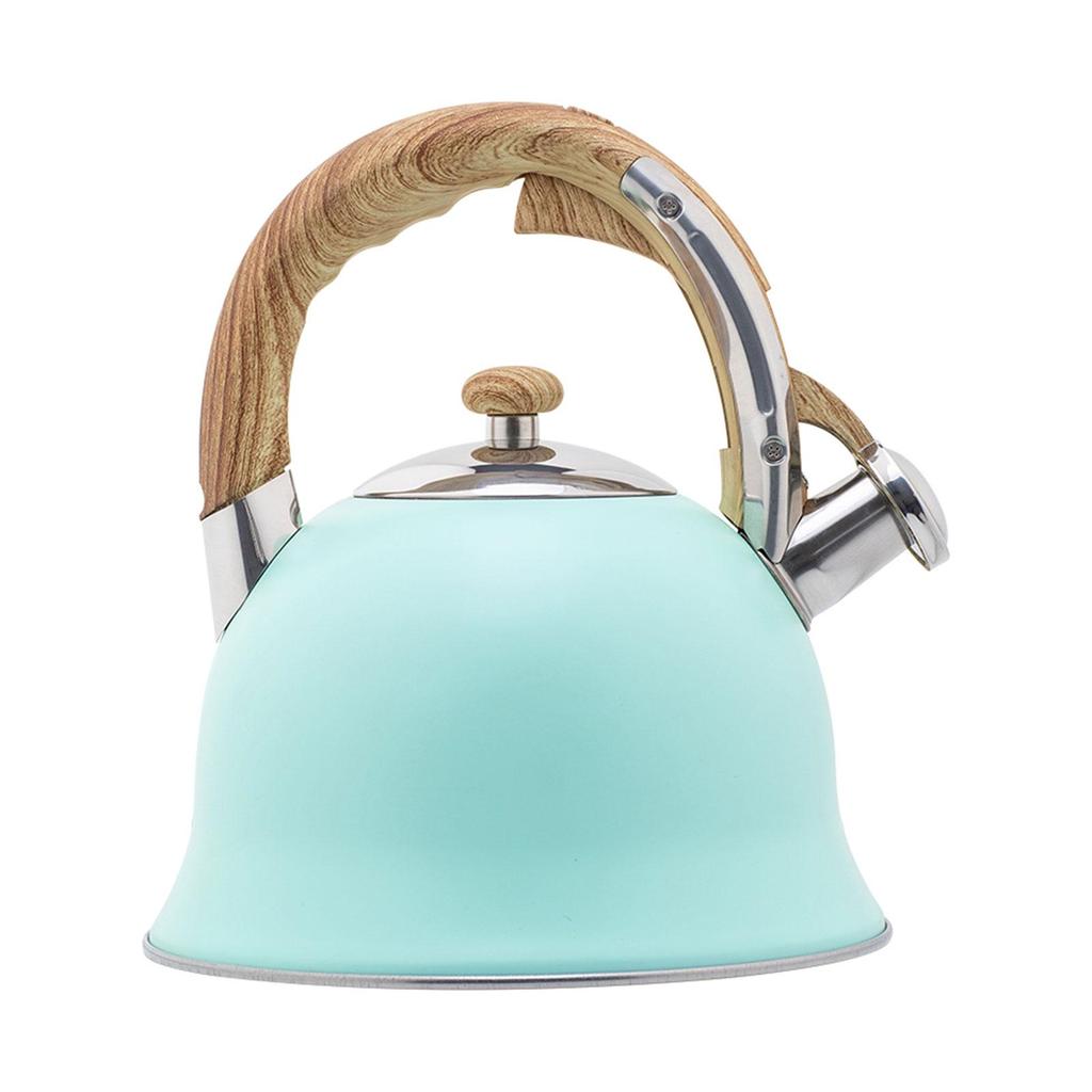 Whistling Kettle Tea Wood Pattern Anti-slip Handle Whistle Water Stainless Steel Pots