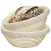 Bread Proofing Basket Baking Dough Bowl Gifts for Bakers Proving Baskets for Sourdough Baking Tools With Cover