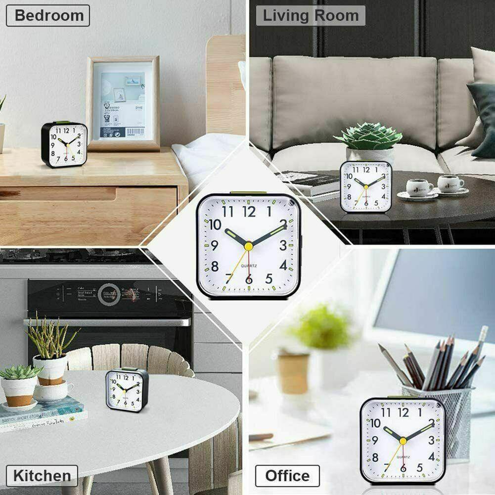 1PC Bedroom Alarm Clock Small Alarm Clock Silent Alarm