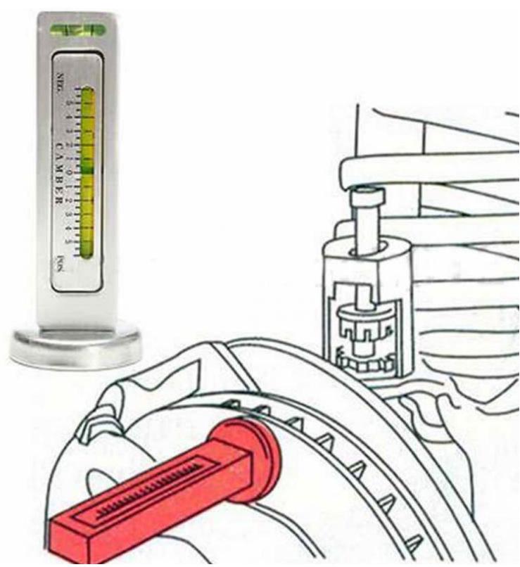 Magnetic Camber Adjustment Tool: Four-Wheel Alignment Gauge