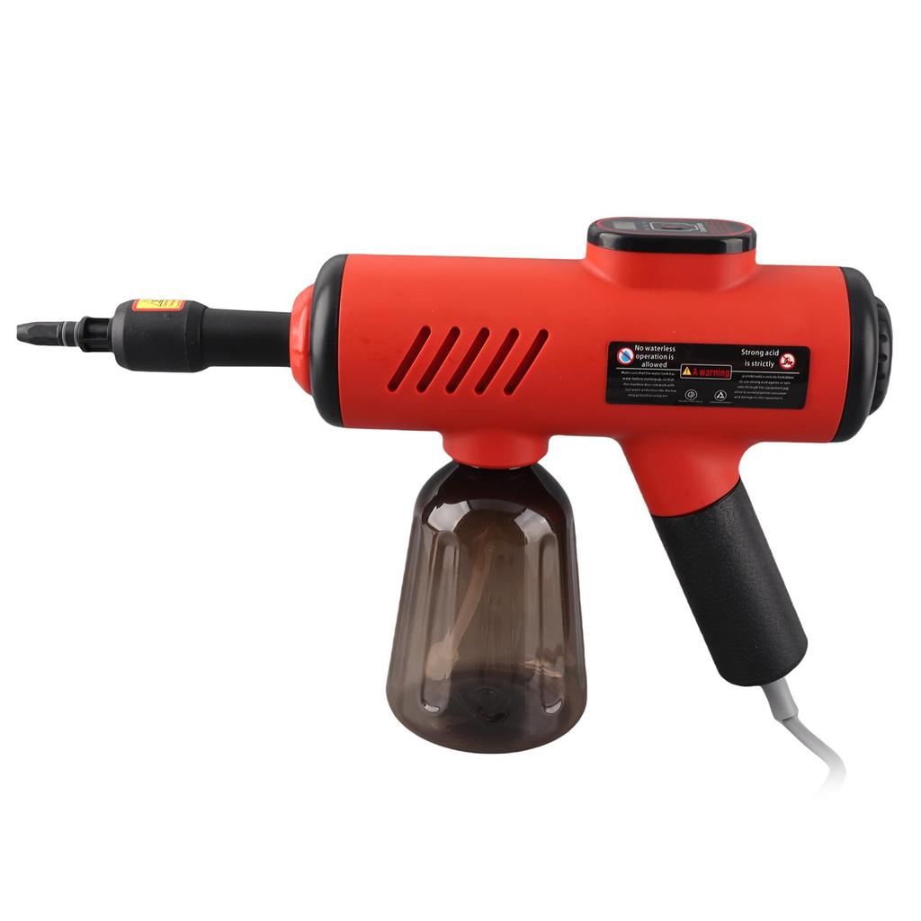 Handheld Steam Cleaner 1200W, Portable Multi Purpose High Pressure Steamer with 3 Temperature Settings, Digital Display