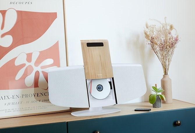 Мини-башня Thomson MIC401BT БЕЛАЯ CD MP3 USB BLUETOOTH, Thomson