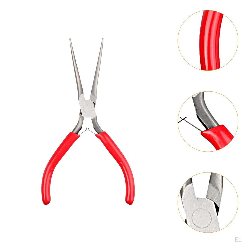 Плоскогубцы для изготовления ювелирных изделий Инструмент для сережек и ожерелий Бисероплетение Хобби Работа 150 мм Сталь