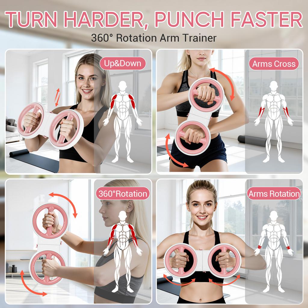 Adjustable Arm Strength Trainer for Effective Upper Body Workout, Ideal for Building Arm, Forearm, Wrist and Chest Muscles