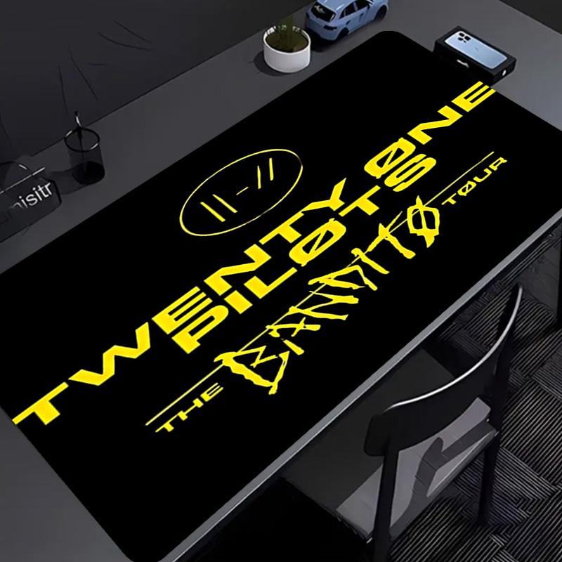 Tyler Joseph and Josh Dun1 Mouse Pad - Non-Slip Rubber Base, Smooth Surface for Work,Gaming,Office,And Home Use, Desk Mouse Pad