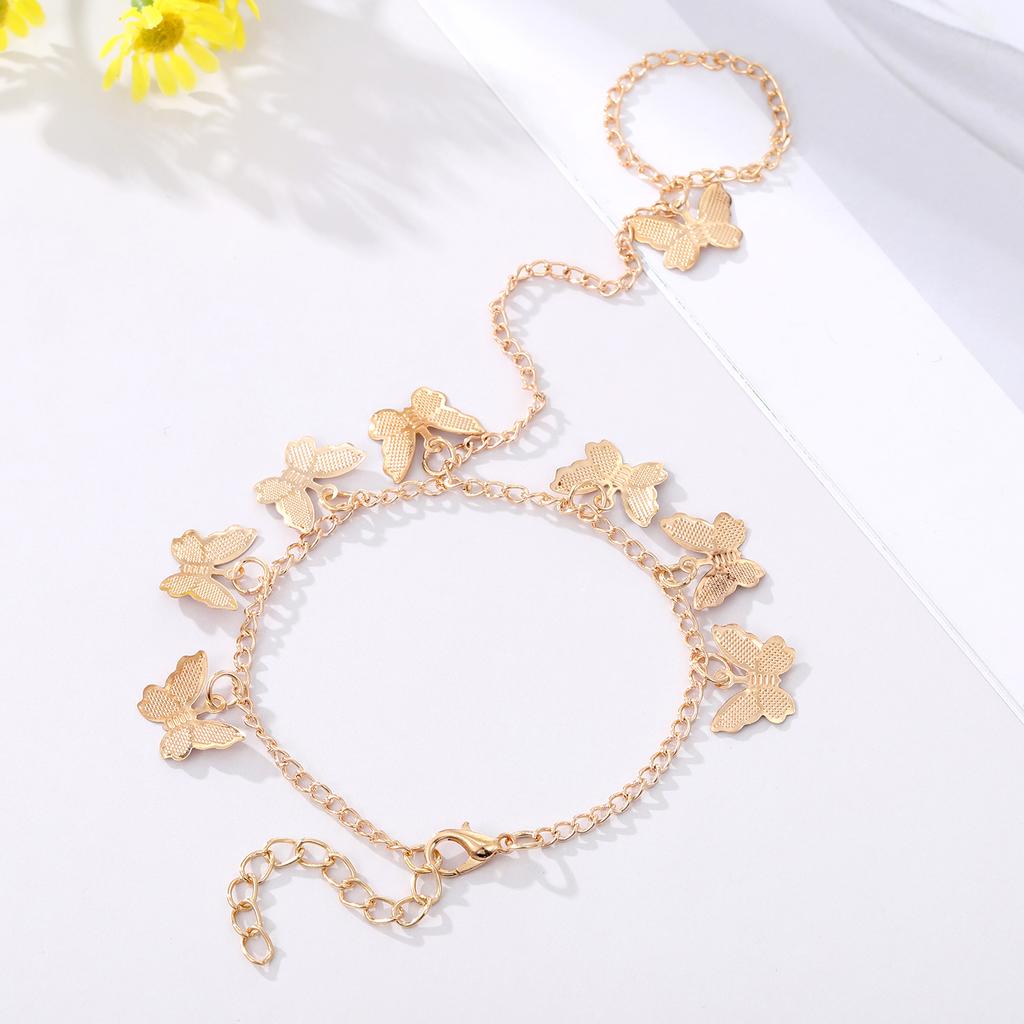 Women's Bracelet Butterfly Combination Suit Elegant Party Temperament