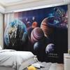 Cartoon High Shading Drape Children's Room Boy Bedroom Astronaut Modern Bay Window Opening Sunscreen Blackout Sound Insulation Drape 2Pcs4