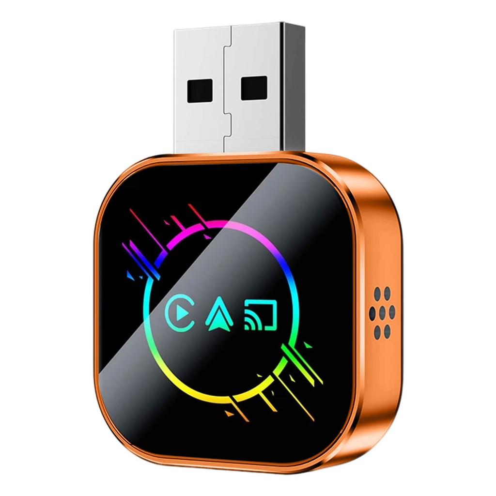 Беспроводной адаптер Car Play, USB Plug and Play для штатных автомобилей с проводным Car Play, Компактный приемник с Bluetooth