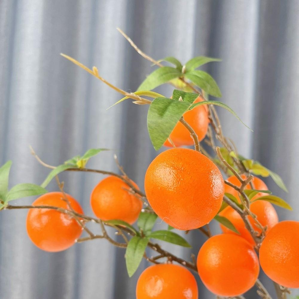 Faux Orange Artificial Orange Branch Luxury Simulation Fruit Tree Fake Plants Restaurant Hotel